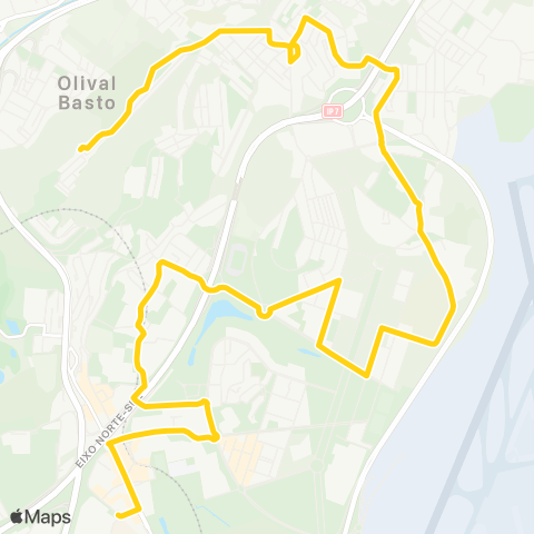 Carris Alto Chapeleiro - Lumiar map