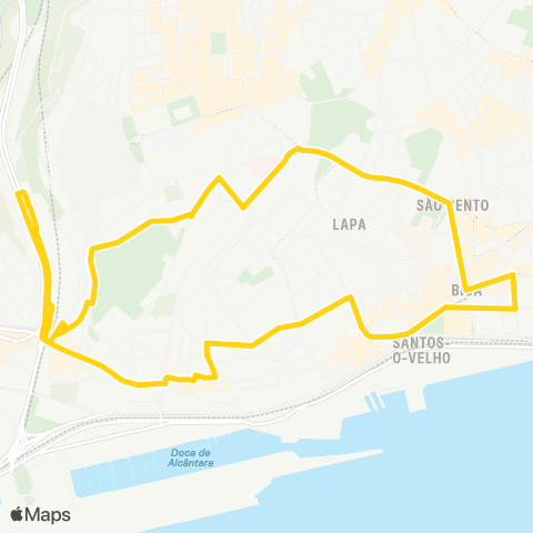 Carris Estrela / circulação Pampulha map