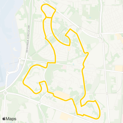 Carris C. Comercial Olivais / circulação Encarnação map