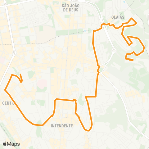 Carris Picheleira - Pç. José Fontana map