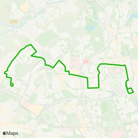 Carris Campo Grande (Metro) - Pontinha (Metro) map
