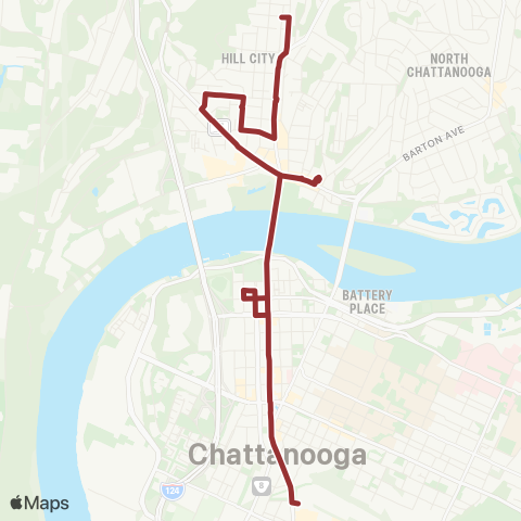 CARTA North Shore map