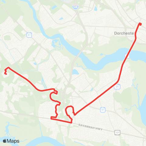 CARTA North Bridge map