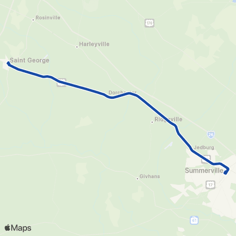 CARTA St. George map