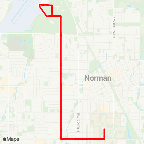 OU CART Max Westheimer Airport map