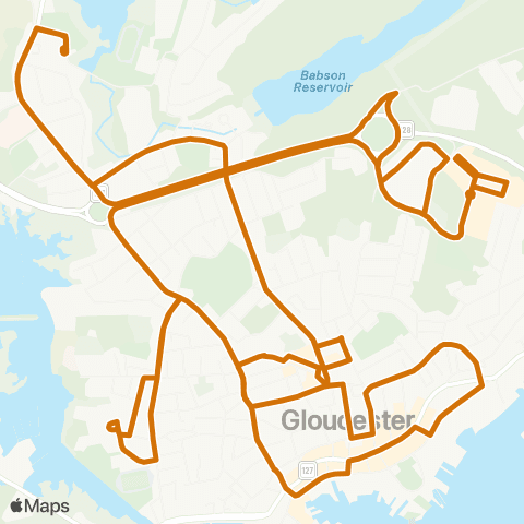 CATA Gloucester Crossing / Business map