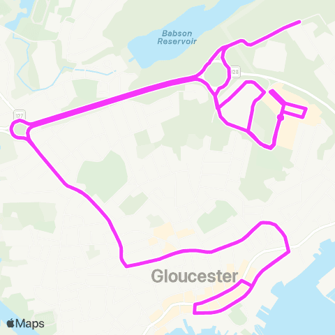 CATA Gloucester Crossing / Blackburn map