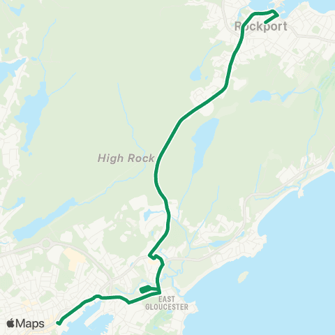 CATA Gloucester - Rockport map