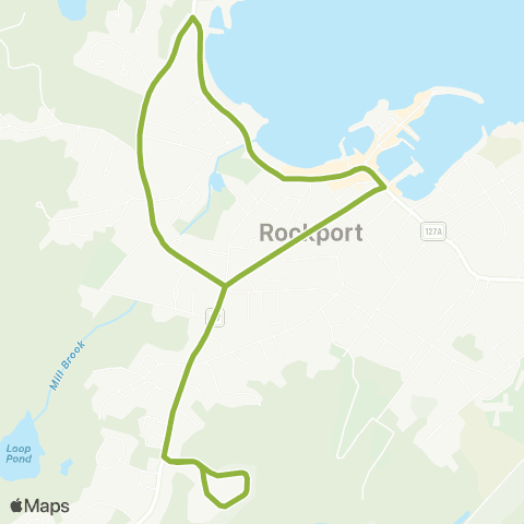 CATA Rockport map