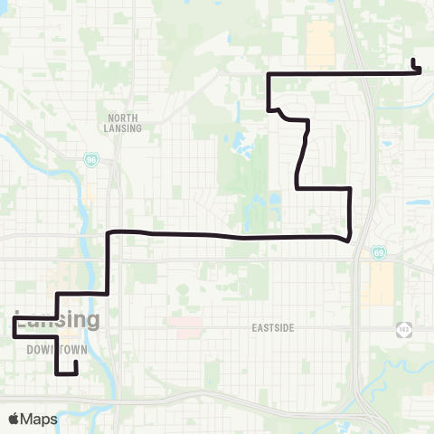CATA Groesbeck Area map