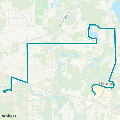 CATA MSU - Okemos - Haslett map