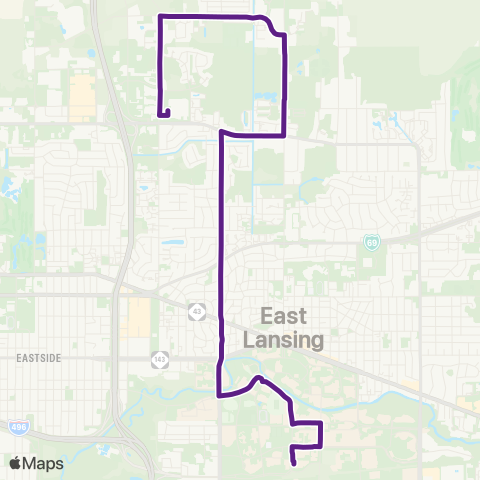 CATA North Harrison map