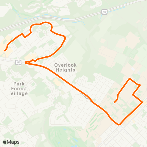 CATA Vairo Boulevard map