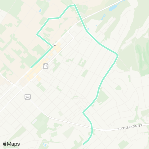 CATA University / Parkway map