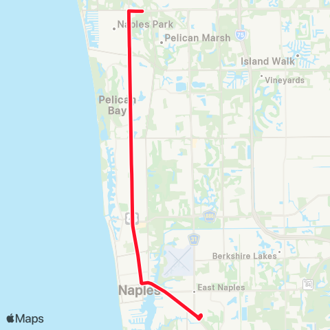 CAT US 41 - Creekside map