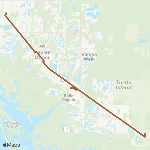 CAT US 41 East - Charlee Estates map