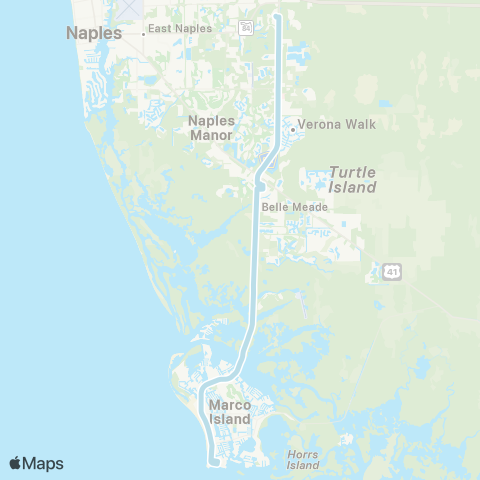 CAT Marco Island Circulator map