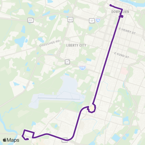 CAT Abercorn Local map