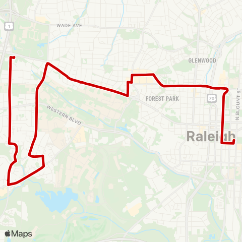 GORaleigh Method map