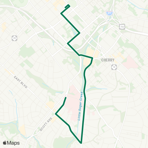 CATS Kings Drive map