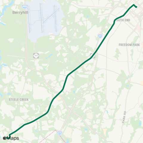 CATS South Tryon map