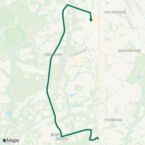 CATS Nations Ford Road map