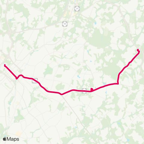 CATS Harrisburg Road Express map