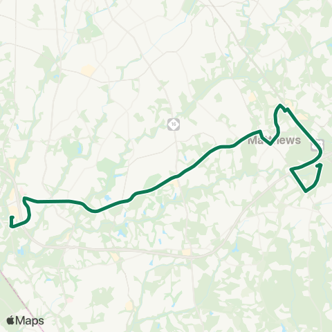 CATS Pineville-Matthews Road map
