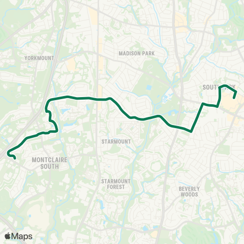 CATS Archdale / South Park map