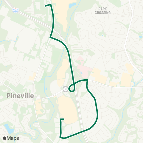 CATS Pineville map