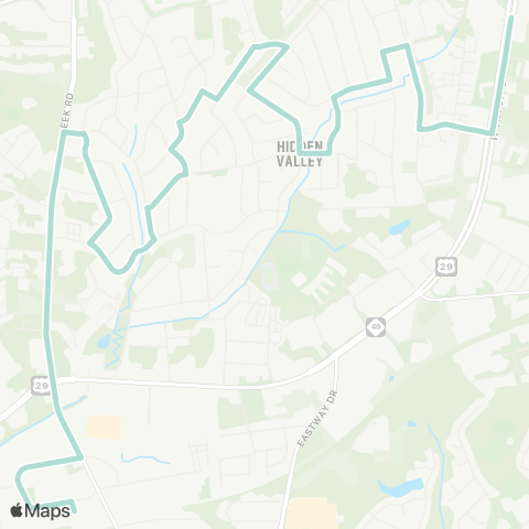 CATS Hidden Valley map