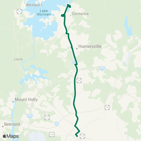 CATS Northern Meck Connector map