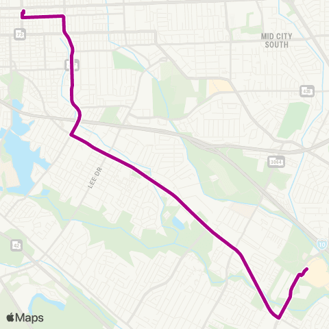 CATS Perkins map