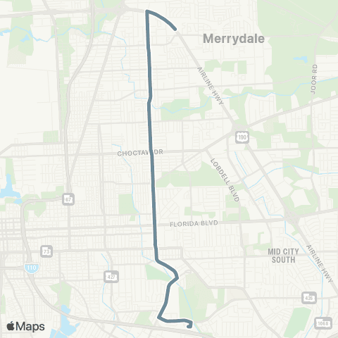 CATS Foster map
