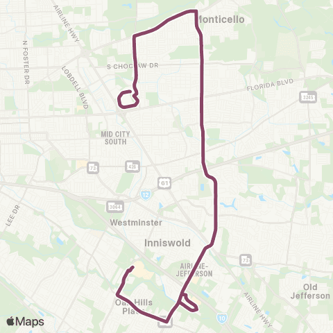 CATS Sherwood map