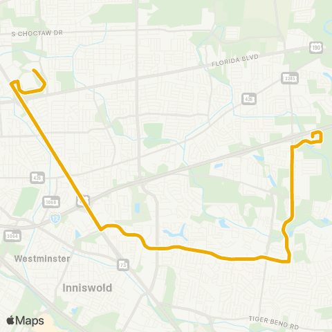 CATS Coursey map