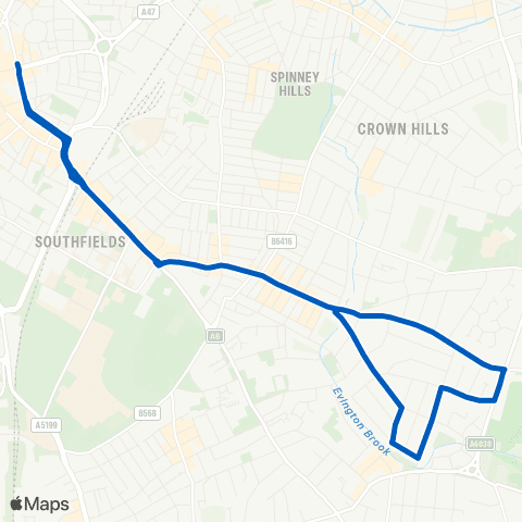 Centrebus Charles Street - Charles Street map