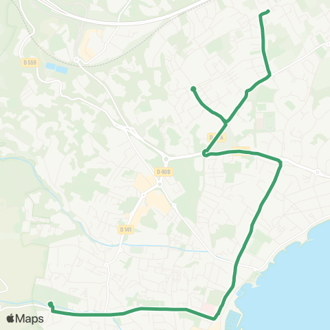 Ciotabus La Bucelle - Garoutier map