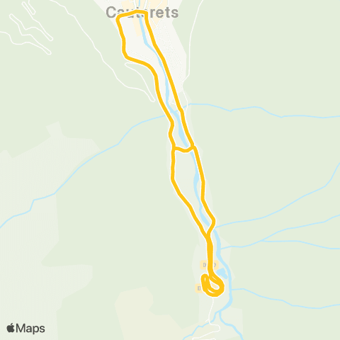 CityCab Cauterets Ligne 1 - La Raillère map