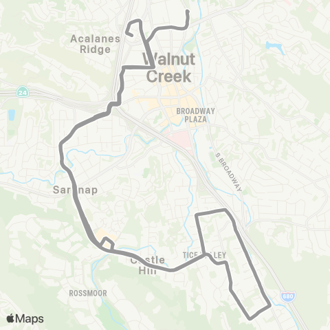 County Connection Rossmoor / WCI map