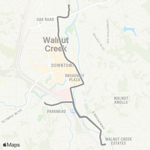 County Connection Creekside / WCI map