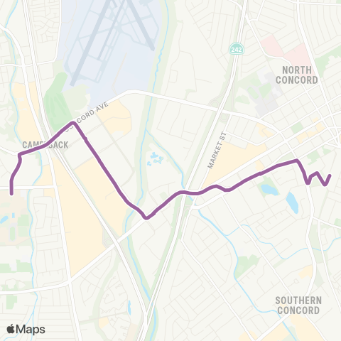 County Connection DVC / Concord BART map