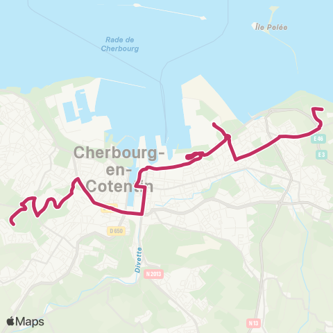 Cap Cotentin ZA les Fourches - Collignon map