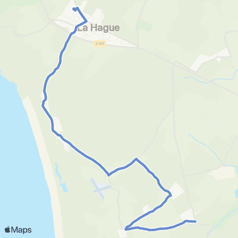 Cap Cotentin - Scolaires La Hague - Biville map