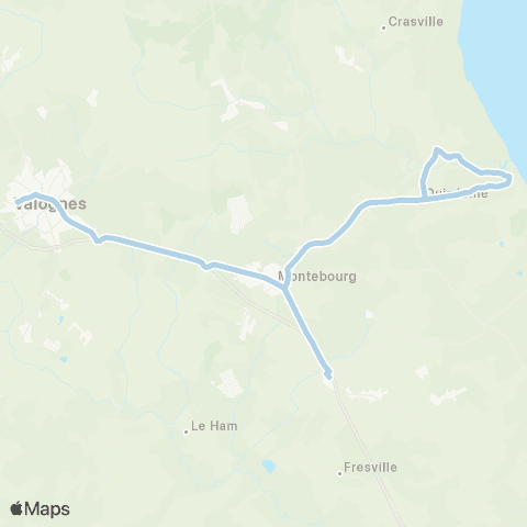 Cap Cotentin - Scolaires Valognes - Emondeville map