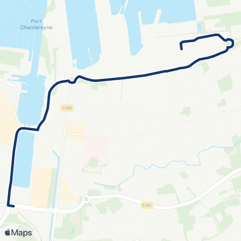 Cap Cotentin Navette Ferry map
