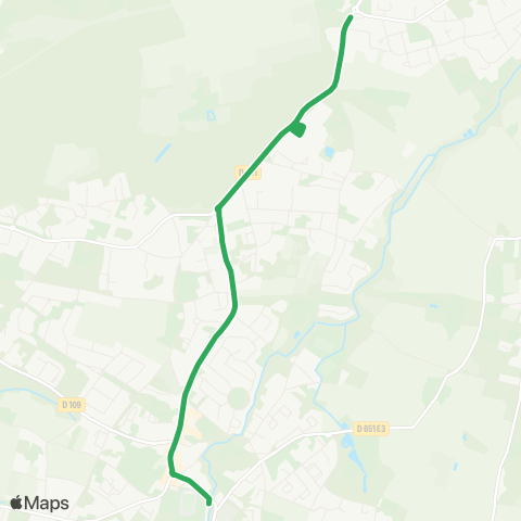 Navette de Montesquieu Léognan Ctre technique - Léognan Couhins / Chambéry map