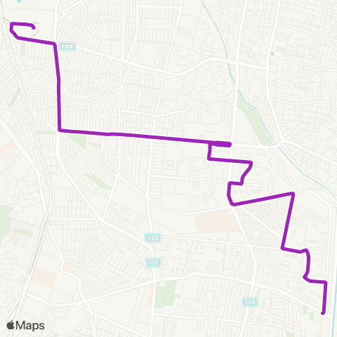 Corredores Concesionados Metro Taxqueña - UAM Xochimilco por Carmen 8-9 map