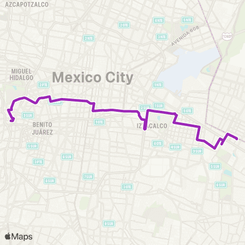 Corredores Concesionados Tacubaya por Querétaro - La Valenciana map