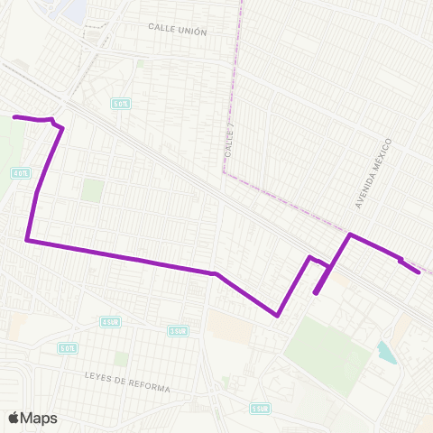 Corredores Concesionados Metro Puebla por Sur 20 - La Valenciana map